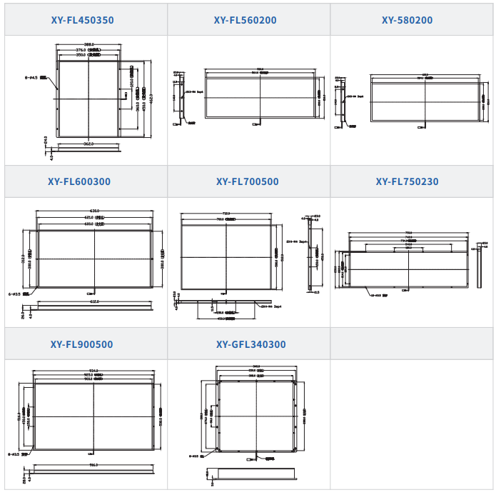 側發光背光源XY-PFL系列